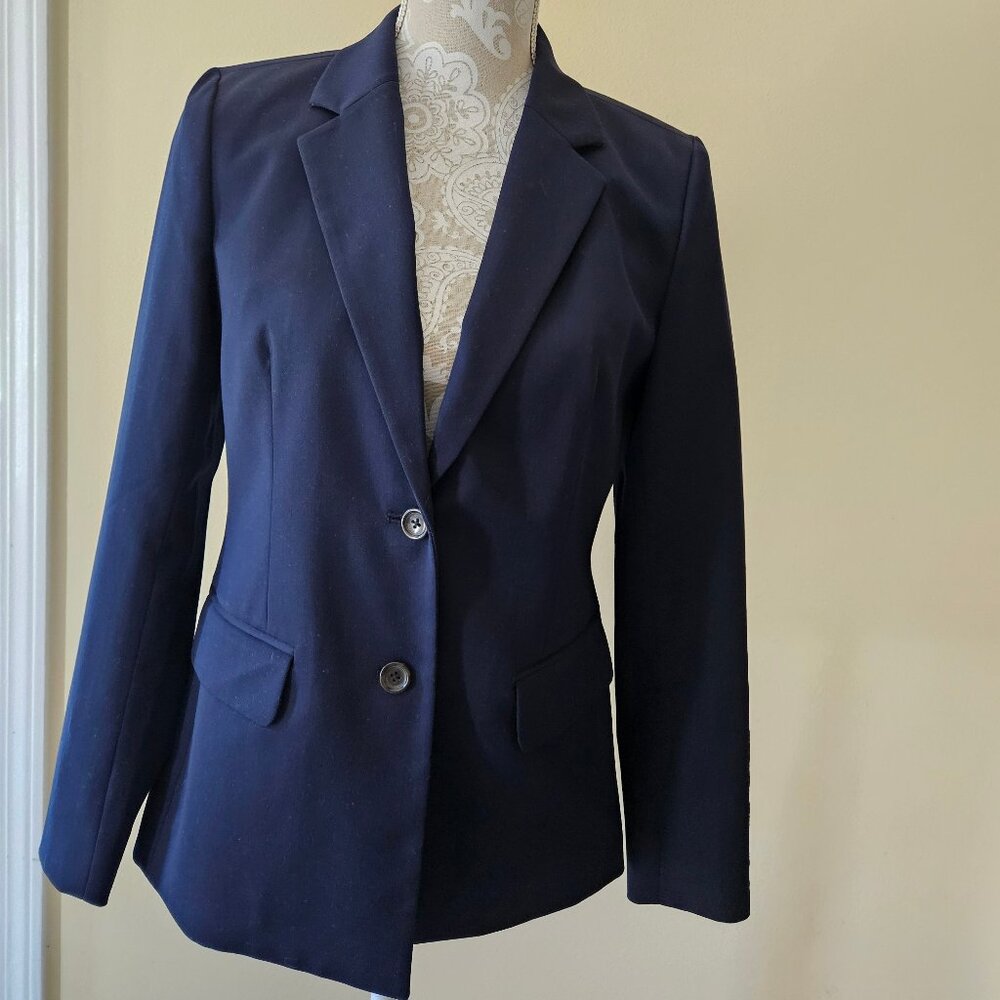 Tommy Hilfiger-Women`s Navy Blue Business Blazer Jacket size 8